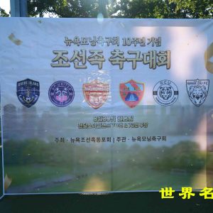 慶祝中華人民共和國成立77周年暨美國獨立250周年紐約朝鮮族足球運動會暨紐約朝鮮族Morning足球隊成立十周年慶典